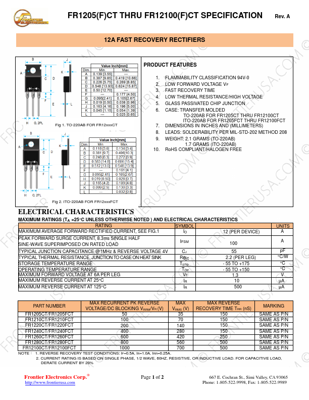 FR1205FCT