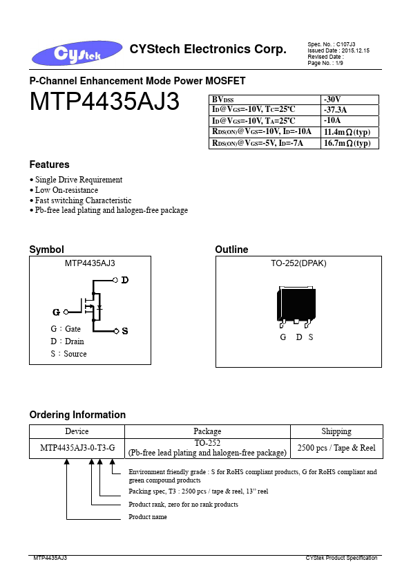 MTP4435AJ3