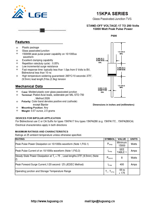 15KPA240CA