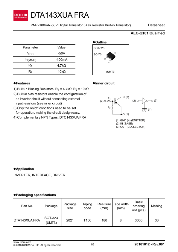 DTA143XUAFRA