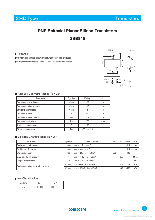 2SB815