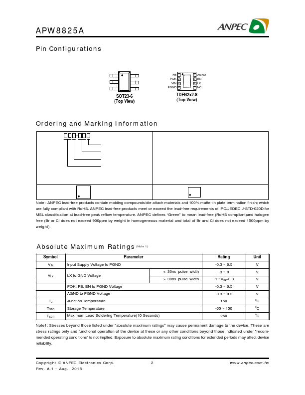 APW8825A