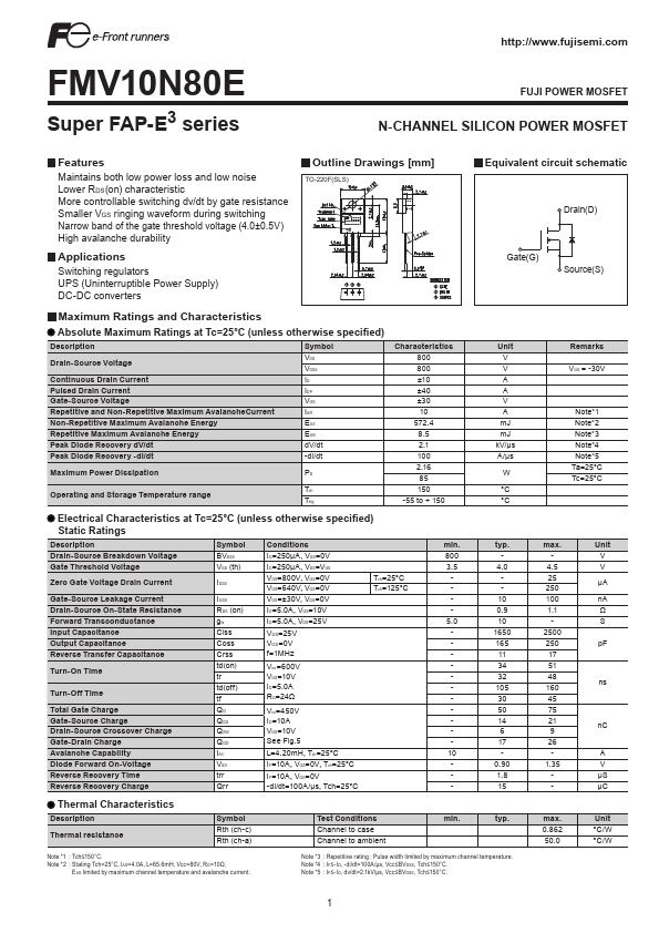 FMV10N80E