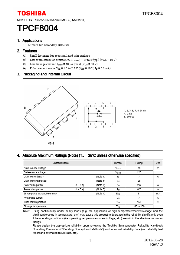 TPCF8004