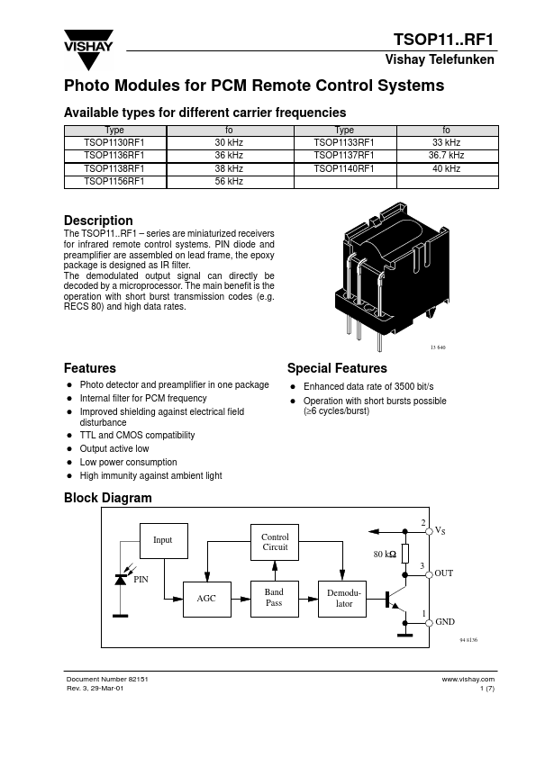 TSOP1138RF1