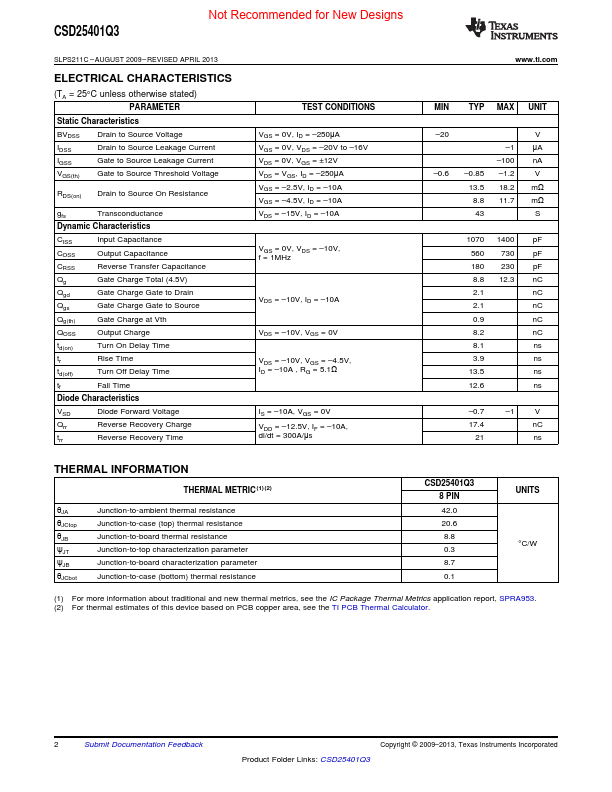 CSD25401Q3