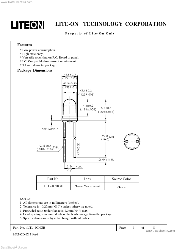 LTL-1CHGE