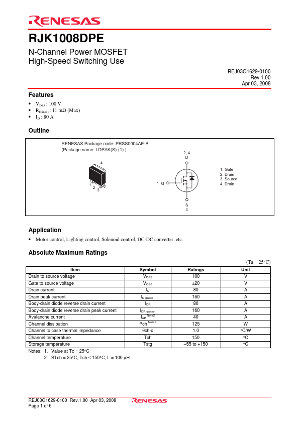 RJK1008DPE