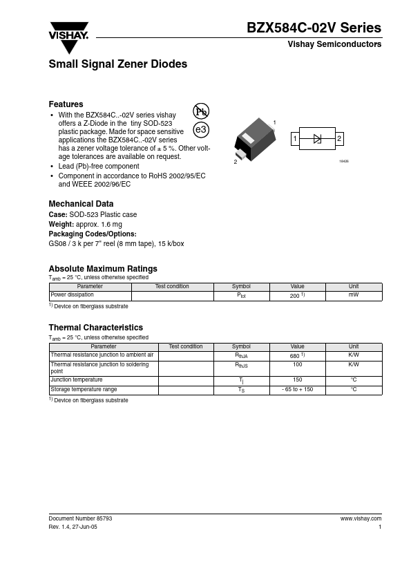 BZX584C51-02V