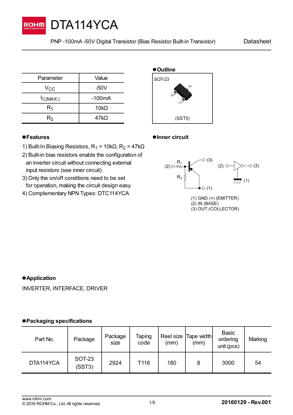 DTA114YCA