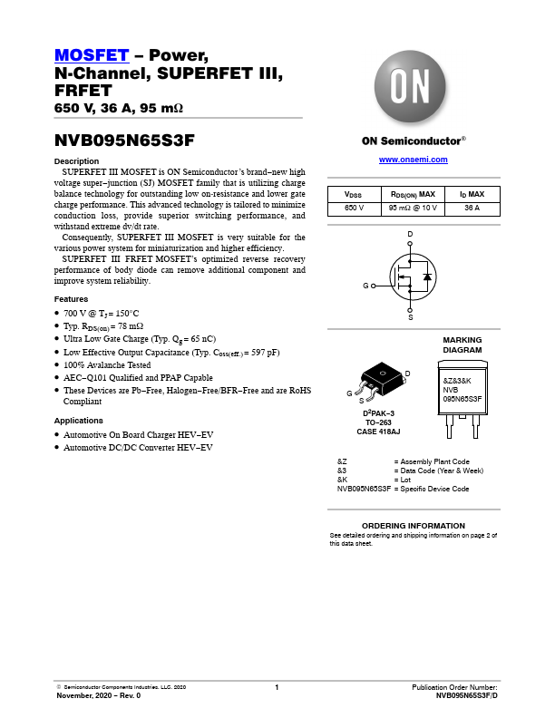 NVB095N65S3F