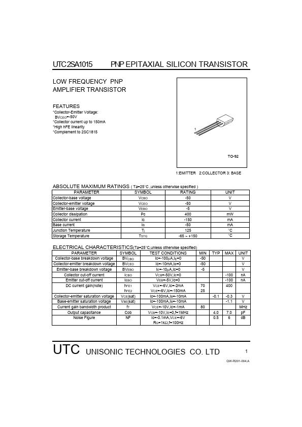 UTC2SA1015