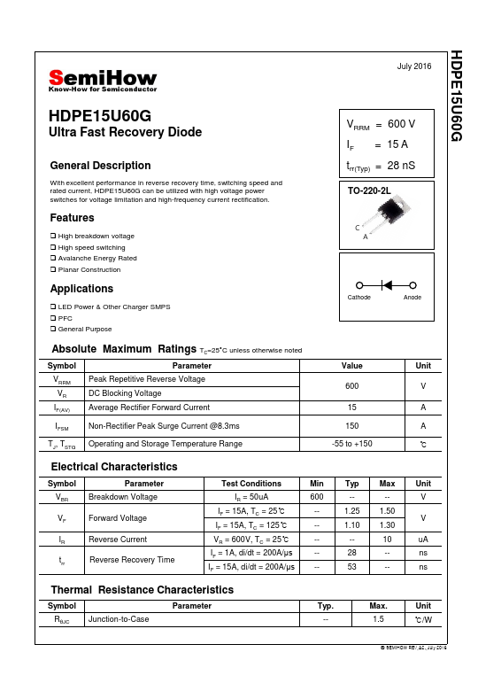 HDPE15U60G