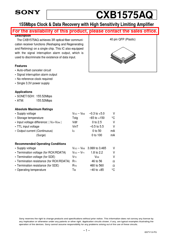 CXB1575AQ