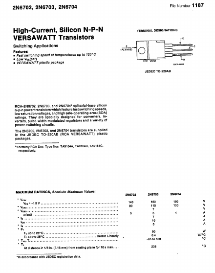 2N6703