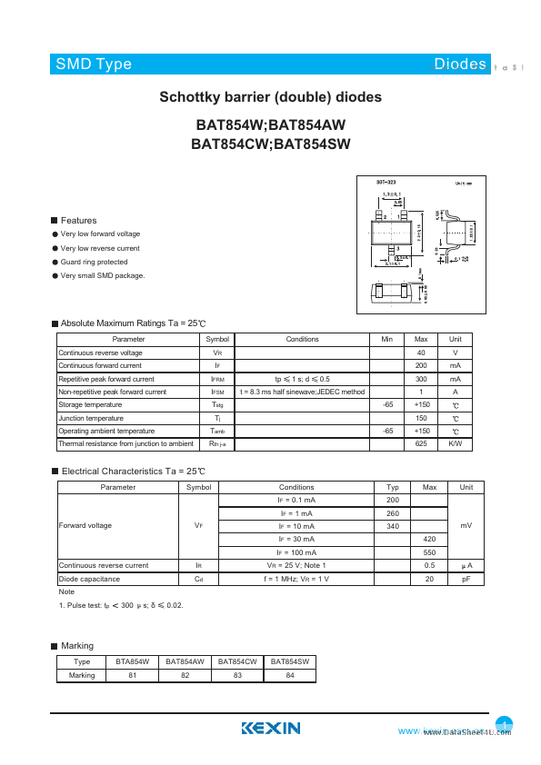 BAT854CW