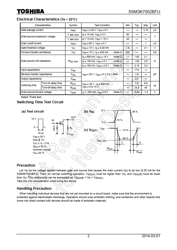 SSM3K7002BFU