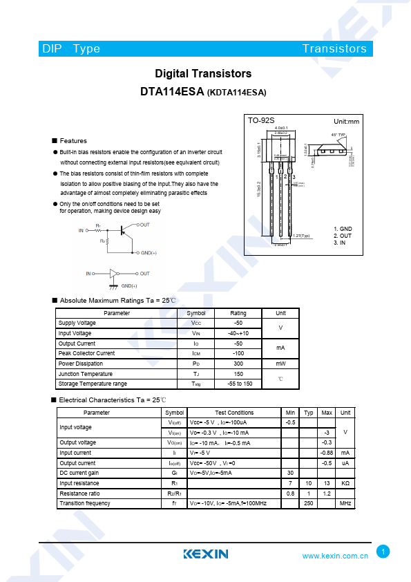 DTA114ESA