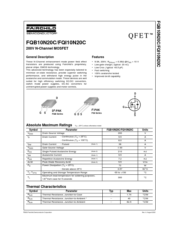 FQI10N20C