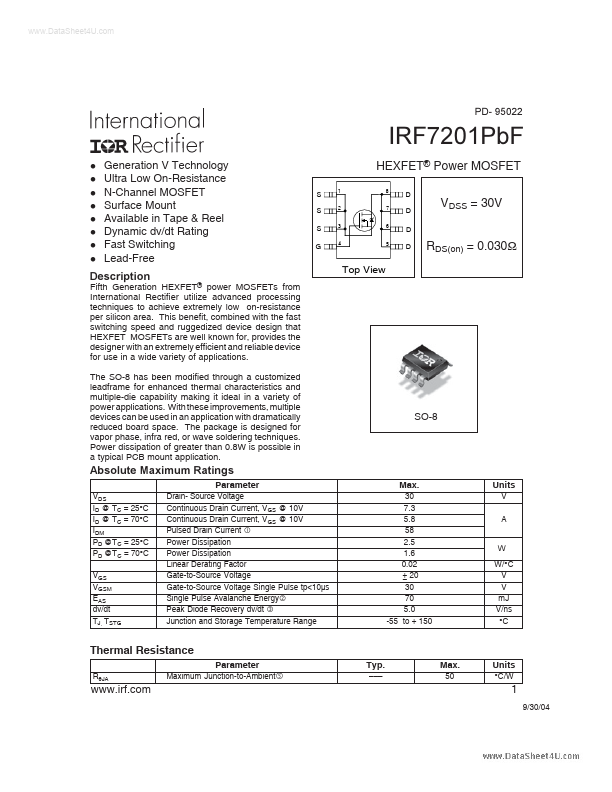 IRF7201PBF