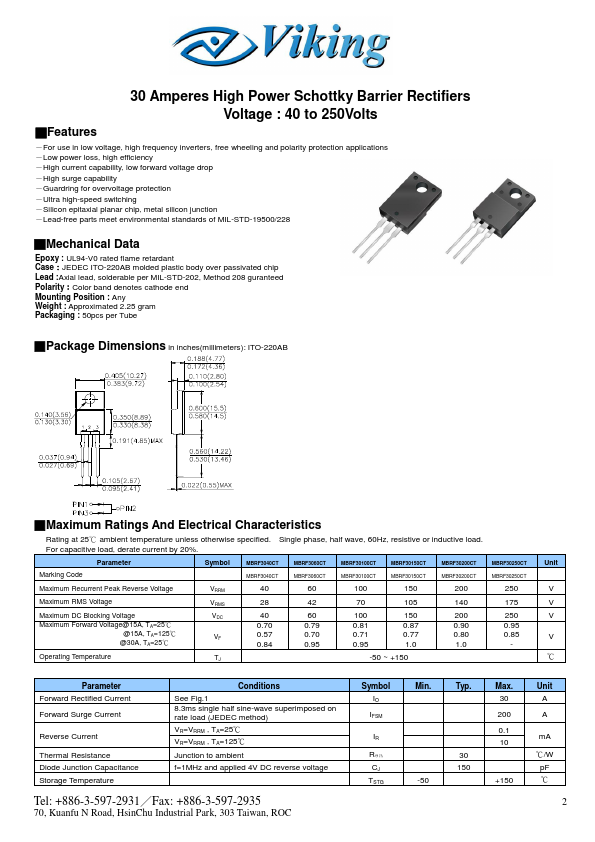 MBRF30100CT