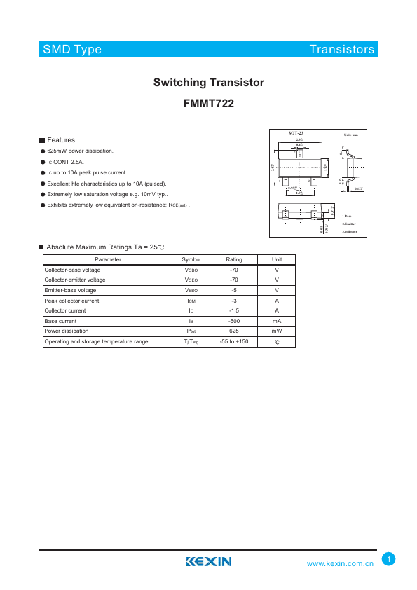 FMMT722