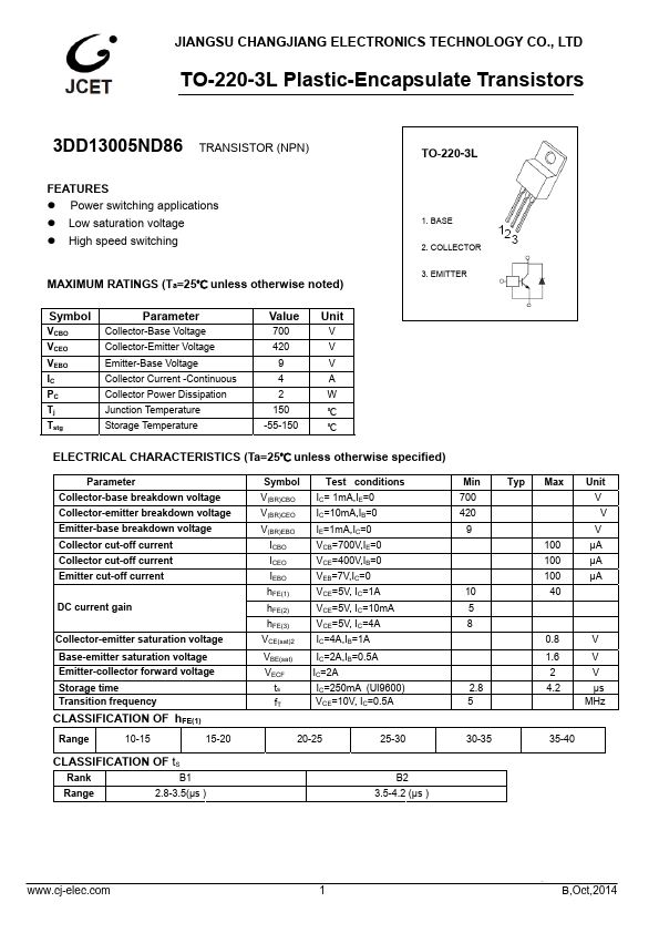 3DD13005ND86