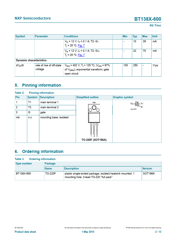 BT138X-600