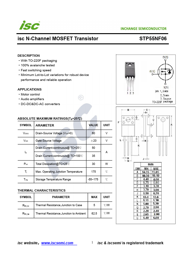 STP55NF06