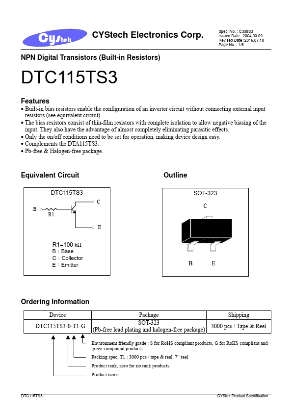 DTC115TS3