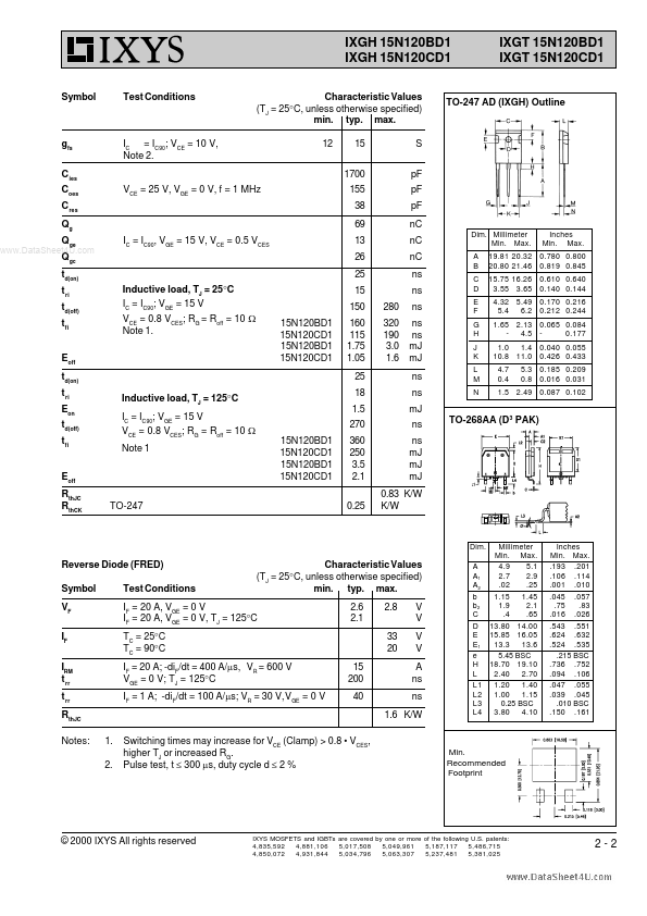 IXGT15N120BD1