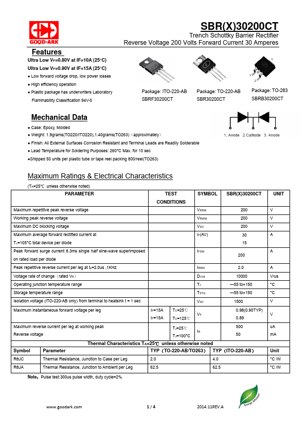 SBR30200CT