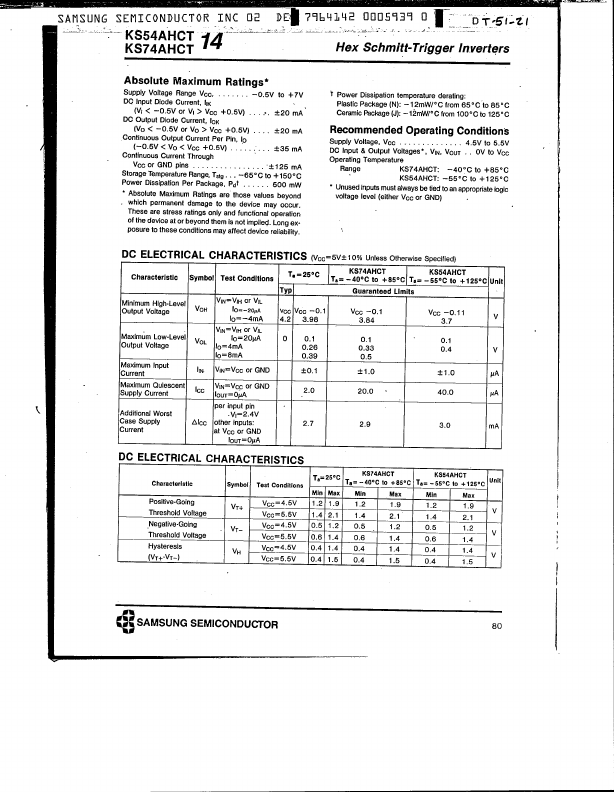 KS74AHCT14