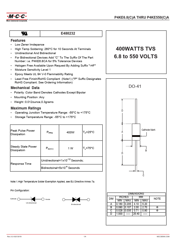 P4KE120CA