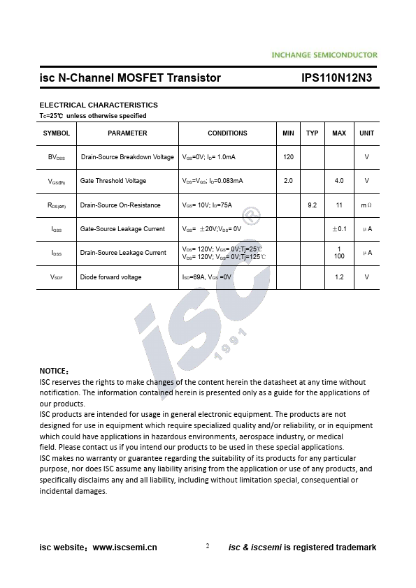 IPS110N12N3