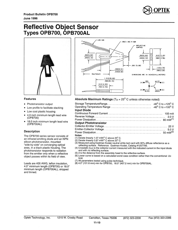 OPB700AL