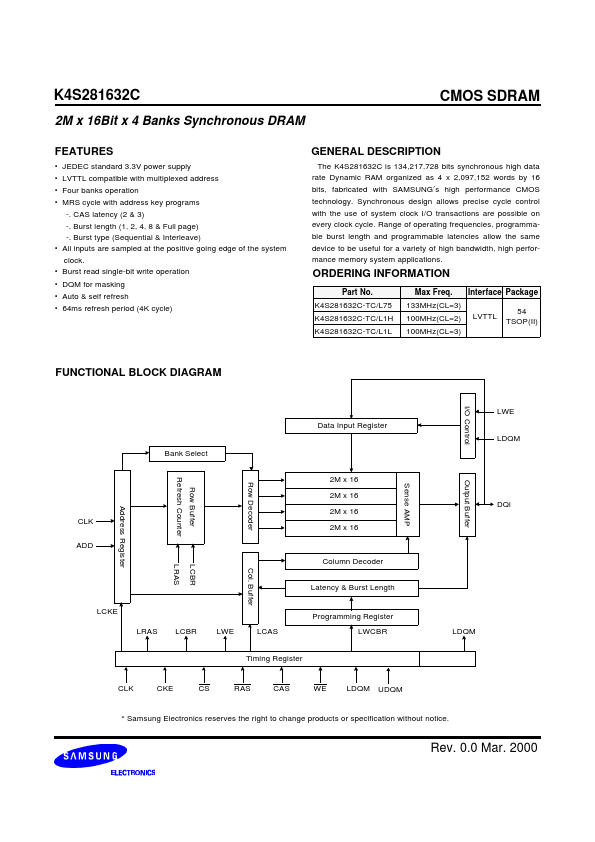 K4S281632C-TL1L