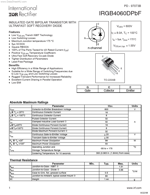 IRGB4060DPBF