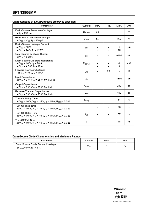 SFTN3906MP