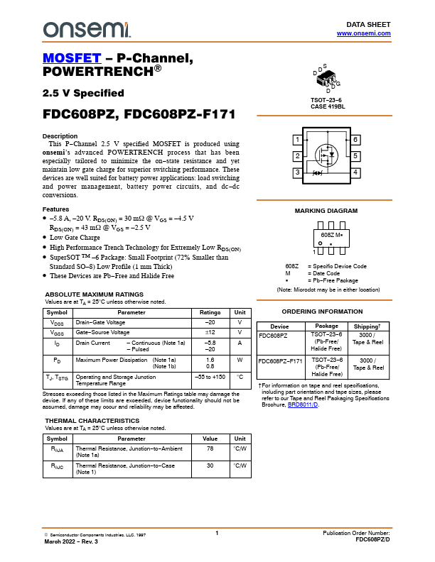 FDC608PZ