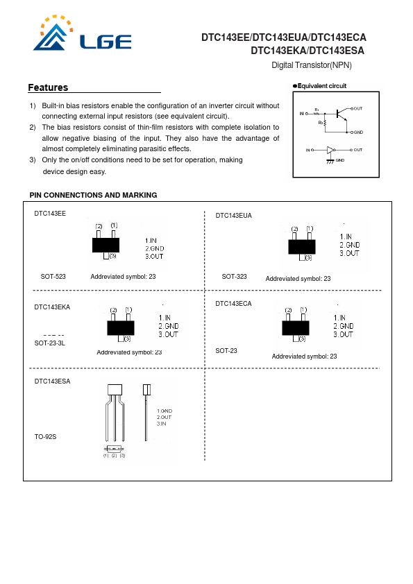 DTC143EUA