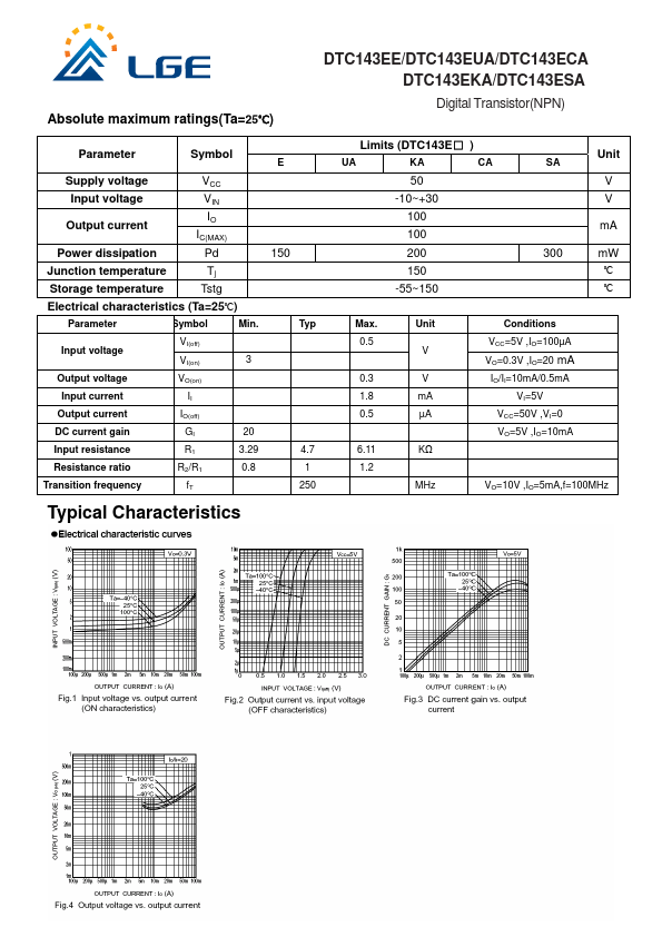 DTC143EUA