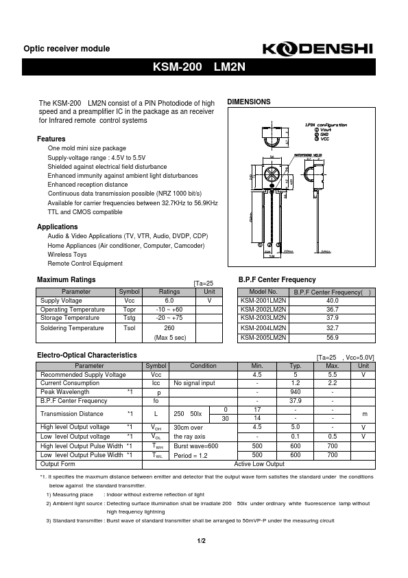 KSM-2002LM2N