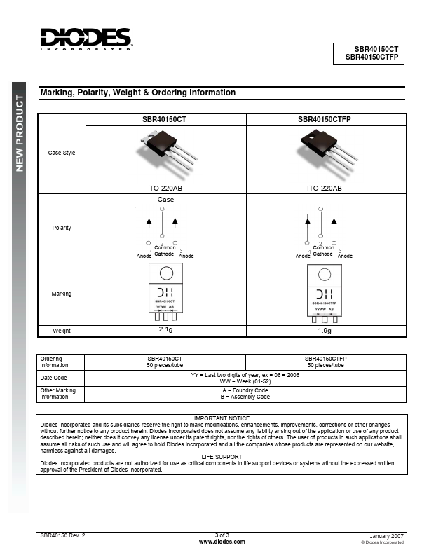 SBR40150CT