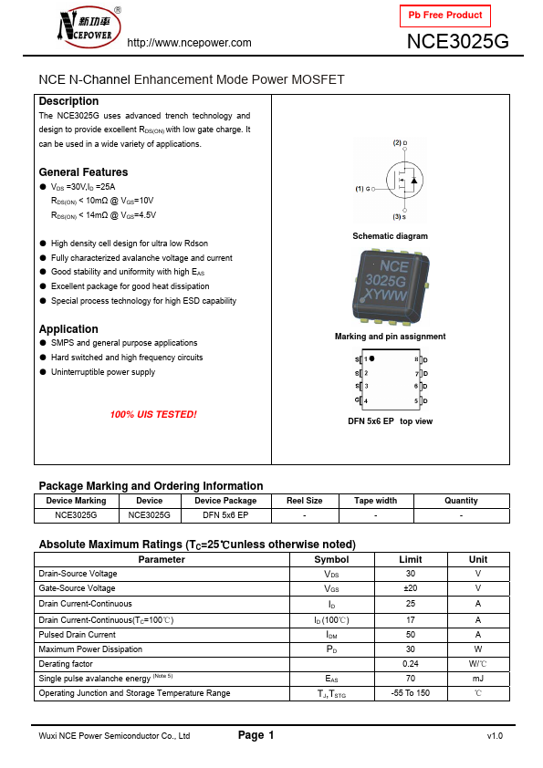 NCE3025G