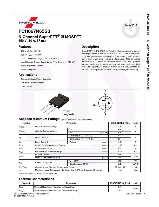 FCH067N65S3