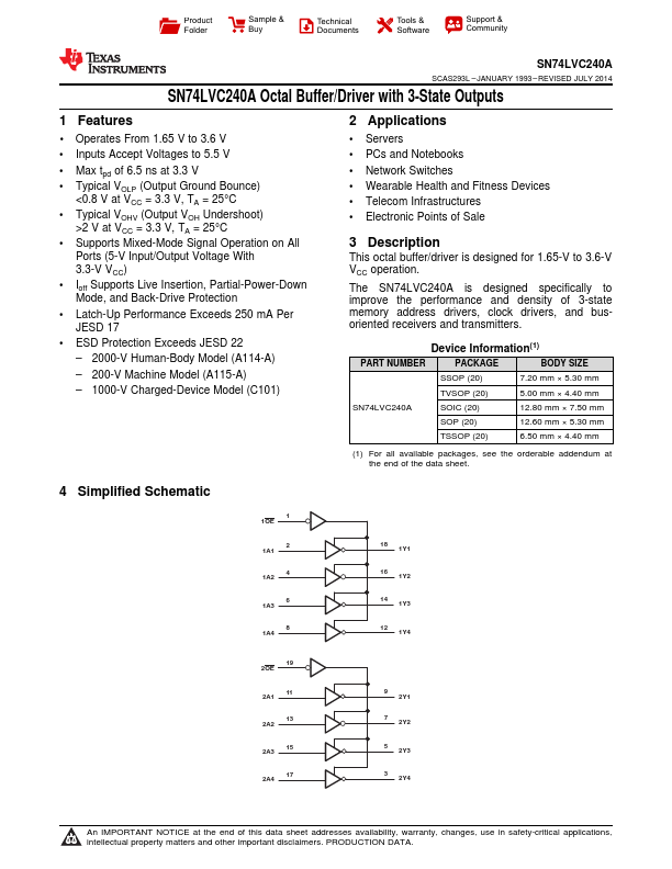 SN74LVC240A