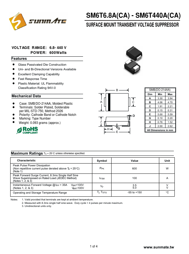 SM6T180A