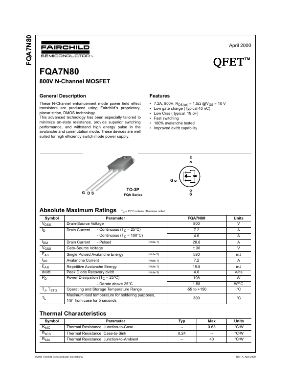 FQA7N80