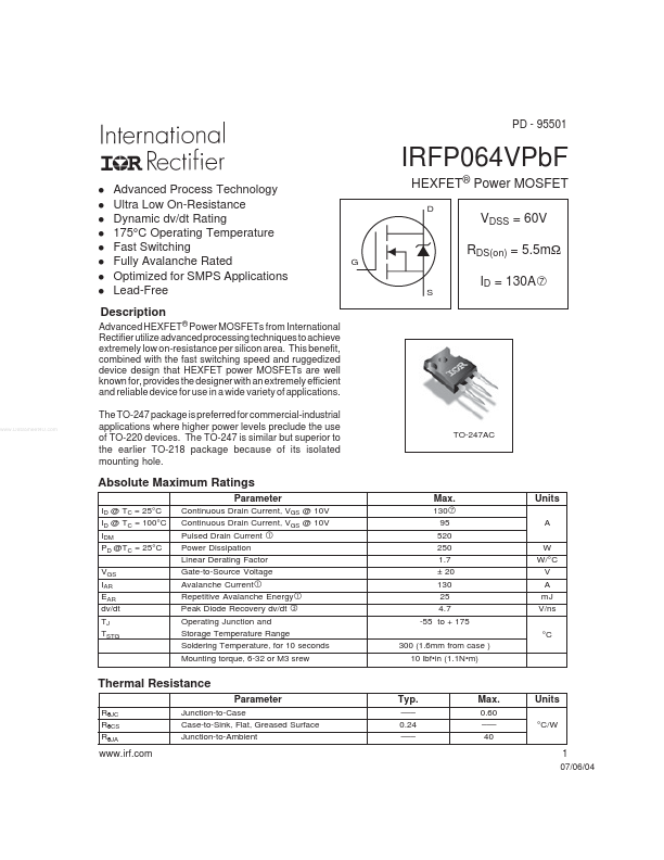 IRFP064VPBF